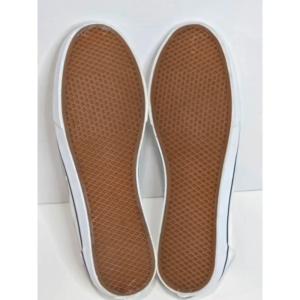 Vans Canvas Deck Shoes | Men's Size 8.5 / Women's Size 10 | White Coastal